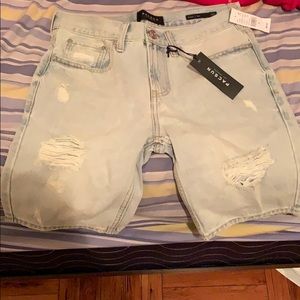 Light blue ripped jean shorts from pacsun *New*